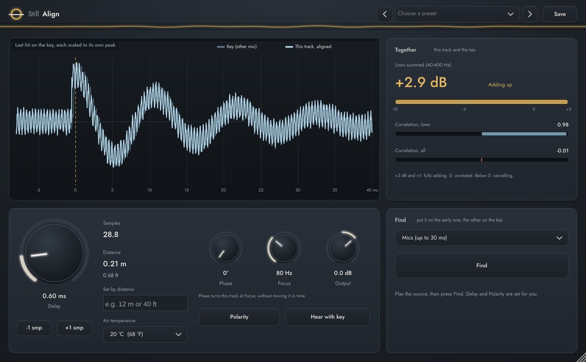 Still Align plugin window