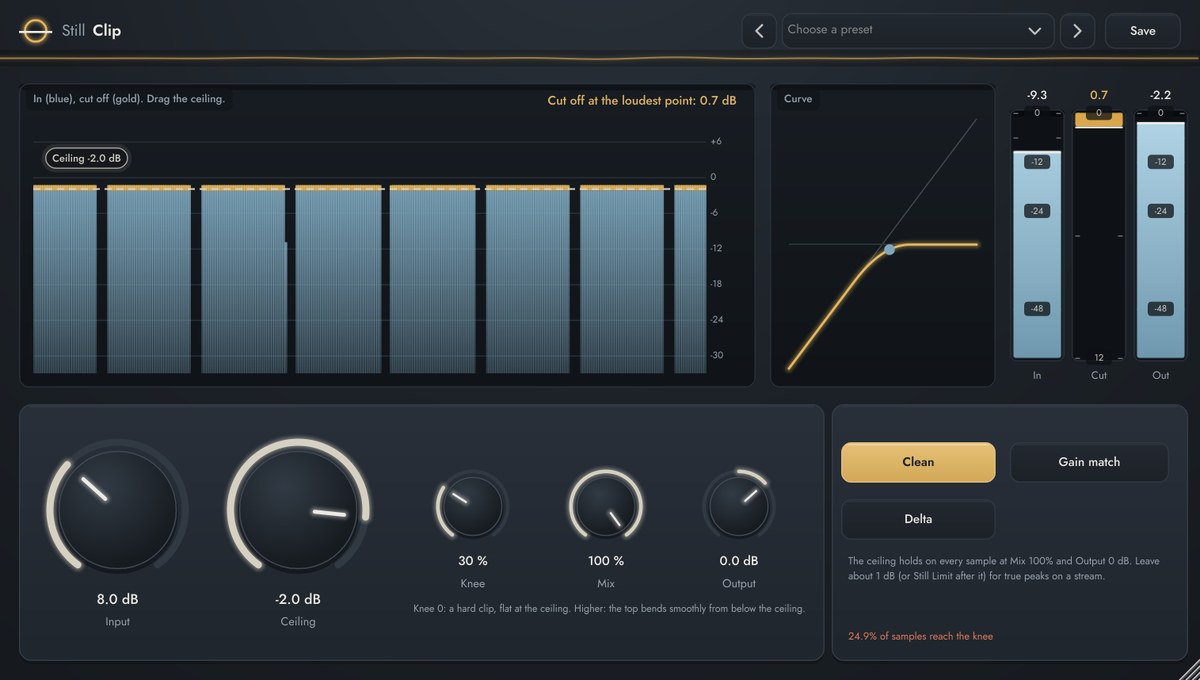 Still Clip plugin window