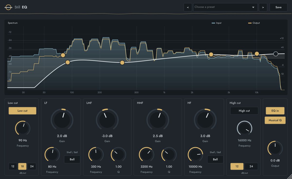 Still EQ plugin window